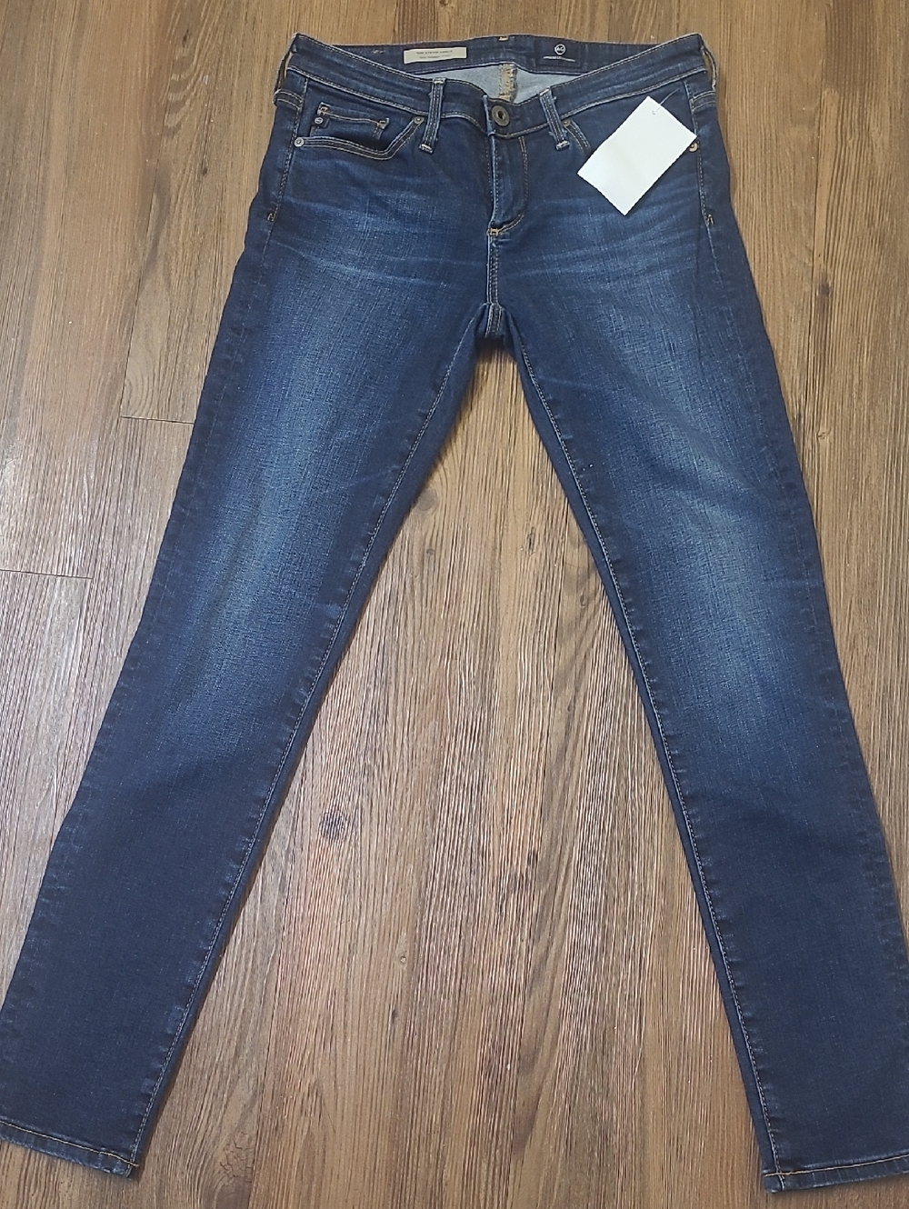 AG Adriano Goldschmied Women's Skinny Jeans in Dark Indigo for women size 25 new